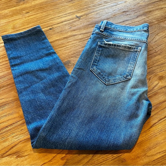 Wildfox Women’s Blue Denim Skinny Leg Jeans Mid Rise Cotton Stretch Mom Style - Picture 11 of 11